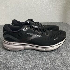 Brooks Ghost 15 Womens Size 9.5 Running Shoes Black Rose Silver 1203801B014
